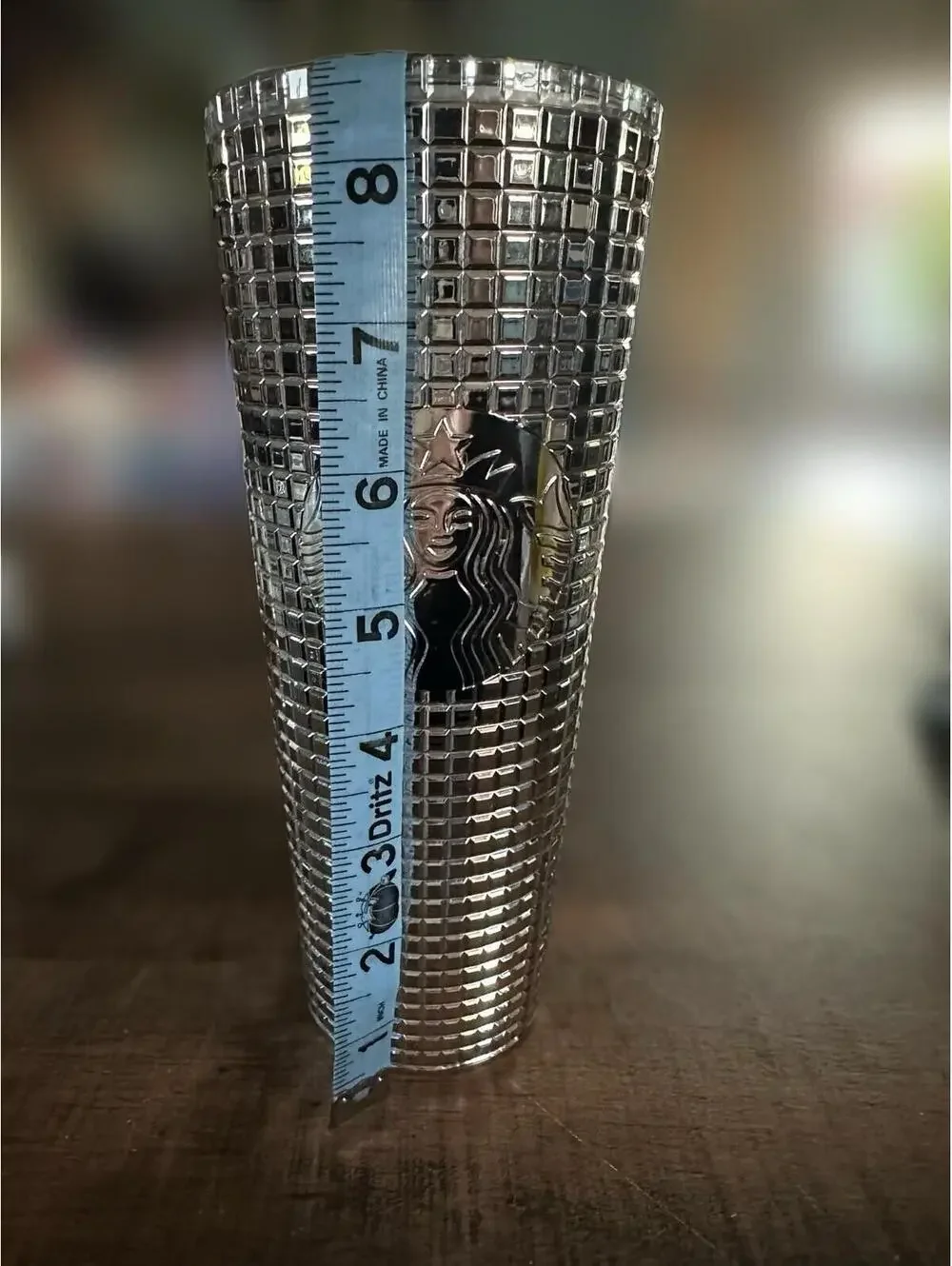 Starbucks Silver Mosaic Tumbler with Lid - 24oz